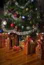 Christmas tree and presents