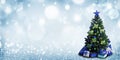 Christmas tree with presents Royalty Free Stock Photo