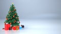 Christmas Tree Presents Royalty Free Stock Photo