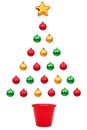 Christmas tree shape