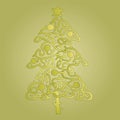 Christmas Tree Shape Maze Game