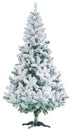Christmas tree on white background isolate Royalty Free Stock Photo