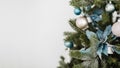 christmas tree space left. High quality photo Royalty Free Stock Photo