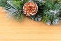 Christmas tree and strobile Royalty Free Stock Photo