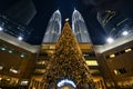 Christmas tree at Suria KLCC shopping mall. Royalty Free Stock Photo