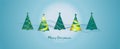 Christmas tree. symbolic tree image on isolated background