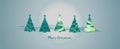 Christmas tree. symbolic tree image on isolated background