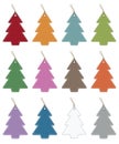 Christmas tree tags Royalty Free Stock Photo