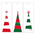 Christmas tree tags Royalty Free Stock Photo