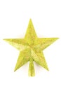 Christmas tree top star Royalty Free Stock Photo