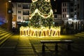 CHRISTMAS TIME IN KOLOBRZEG Royalty Free Stock Photo