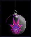 Christmas tree toy. Fractal graphics
