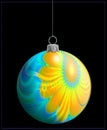 Christmas tree toy. Fractal graphics