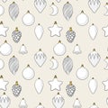 Christmas tree Toy wrapping paper pattern