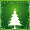 Christmas tree, vector Royalty Free Stock Photo
