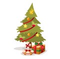 Christmas tree vector