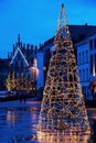 Christmas tree on Veemarkt in Mechelen