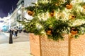 Christmas tree on Waterloo place in 2016, London Royalty Free Stock Photo