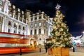 Christmas tree on Waterloo place in 2016, London Royalty Free Stock Photo