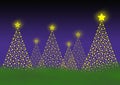 Christmas trees Royalty Free Stock Photo