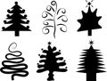 Christmas trees Royalty Free Stock Photo