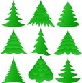 Christmas trees collection