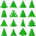 Christmas trees collection