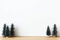 Christmas trees with design space background