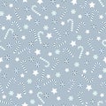 Christmas candy cane seamless pattern. Royalty Free Stock Photo