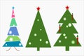 Christmas Trees in Vector