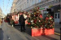 Christmas trip. Pedestrian part of Rozhdestvenka.