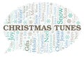 Christmas Tunes word cloud