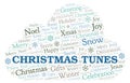 Christmas Tunes word cloud