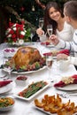 Christmas Turkey Dinner Royalty Free Stock Photo