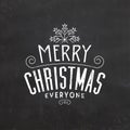 Christmas Typographic Background