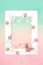 Christmas Unicorn Mythical Joy Background Festive Border