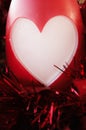 Christmas or valentine heart greetings