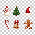 Christmas Vector Elements Pack for Designers Royalty Free Stock Photo