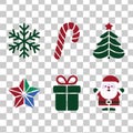 Christmas Vector Elements Pack for Designers Royalty Free Stock Photo