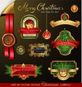 Christmas vector frames Royalty Free Stock Photo