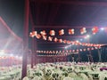 Christmas Venue table chairs placement