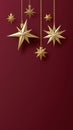 Christmas verical background. Royalty Free Stock Photo