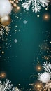 Christmas verical background. Royalty Free Stock Photo