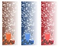 Christmas vertical banner set