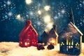 Christmas village Royalty Free Stock Photo