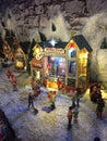 Christmas village scene