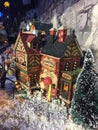 Christmas village scene