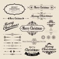 Christmas vintage design Royalty Free Stock Photo