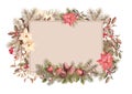 Christmas Vintage Frame