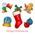 Christmas vintage set